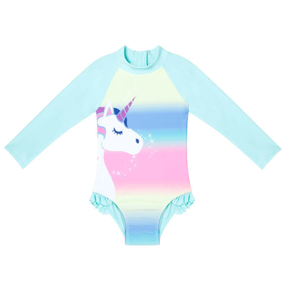 RAINBOW UNICORN SWIMSUIT