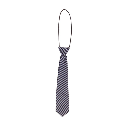 Charcoal Grey Stripe Tie